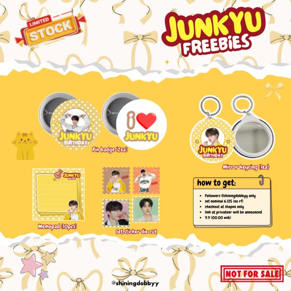 ๐๐ช๐ฝ๐ฑ๐ฐ||ยฆ||ยฆยฆ (@shiningdobbyy) on Twitter photo Freebies special
#25thYellowGrowKJK ๐ เฃชห ึดึถึธ๐
โ by <a href="/shiningdobbyy/">๐๐ช๐ฝ๐ฑ๐ฐ||ยฆ||ยฆยฆ</a>๐๐จ
โโโ โโ
โโ
โ โโ
How to get :
โข only followers <a href="/shiningdobbyy/">๐๐ช๐ฝ๐ฑ๐ฐ||ยฆ||ยฆยฆ</a>
โข RT and Like appreciated ๐
โข 9.9 (time 00,00 wib)
โข checkout ๐ nominal 6,125 no refund
โข ๐๐ฒ๐ถ๐ฒ๐ฝ๐ฎ๐ญ ๐บ๐ฝ๐
โข detail tnc on the Freebies special
#25thYellowGrowKJK ๐ เฃชห ึดึถึธ๐
โ by <a href="/shiningdobbyy/">๐๐ช๐ฝ๐ฑ๐ฐ||ยฆ||ยฆยฆ</a>๐๐จ
โโโ โโ
โโ
โ โโ
How to get :
โข only followers <a href="/shiningdobbyy/">๐๐ช๐ฝ๐ฑ๐ฐ||ยฆ||ยฆยฆ</a>
โข RT and Like appreciated ๐
โข 9.9 (time 00,00 wib)
โข checkout ๐ nominal 6,125 no refund
โข ๐๐ฒ๐ถ๐ฒ๐ฝ๐ฎ๐ญ ๐บ๐ฝ๐
โข detail tnc on the