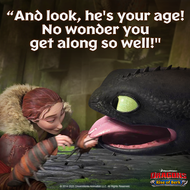 DreamWorks Dragons: Rise of Berk tweet media