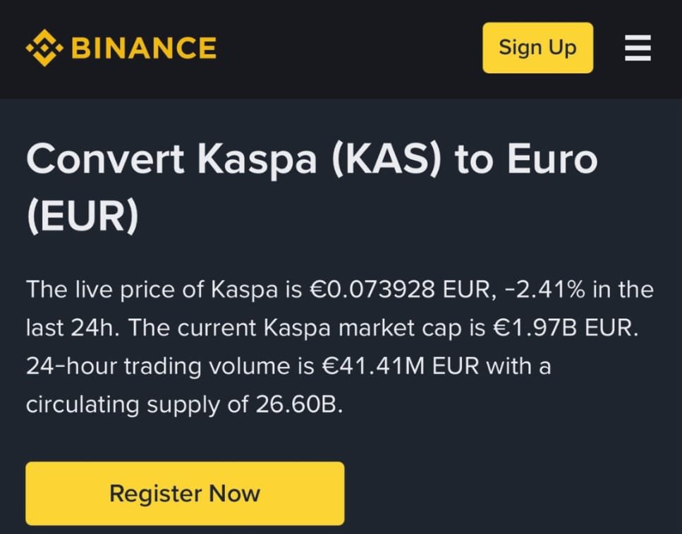 🚨 Rumors flying suggest $KAS might be knocking on Binance’s door 👀

Pair that with Tier-1 listings + Smart Contracts before next month and you’ve got the recipe for the most bullish setup of 2025. 🔥

Are you Bullish or ultra bullish? 🐂⚡️