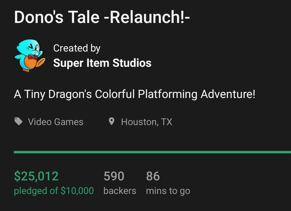 We did it! We reached 25k with 80 minutes to spare! Thank you soo much to everyone who supported our campaign!