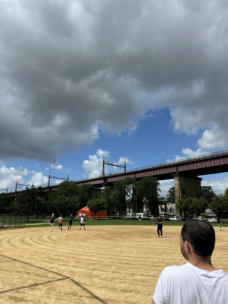 Nice day for some softball