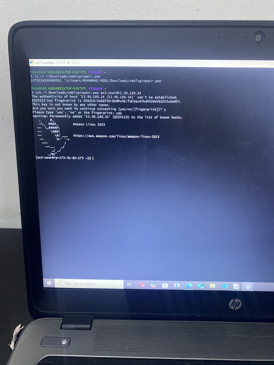 imeek_'s tweet image. 🚀 Day 34 of my #DevOpsJourney
Today was:

Hands-on with Amazon EC2 today:
✅ Launched an instance (Amazon Linux 2023)
✅ Set tags, instance type &amp;amp; security group
✅ Created key pair &amp;amp; SSH’d via Git Bash
✅ Installed &amp;amp; started Apache with User Data
#AWS #AMAZONEC2
