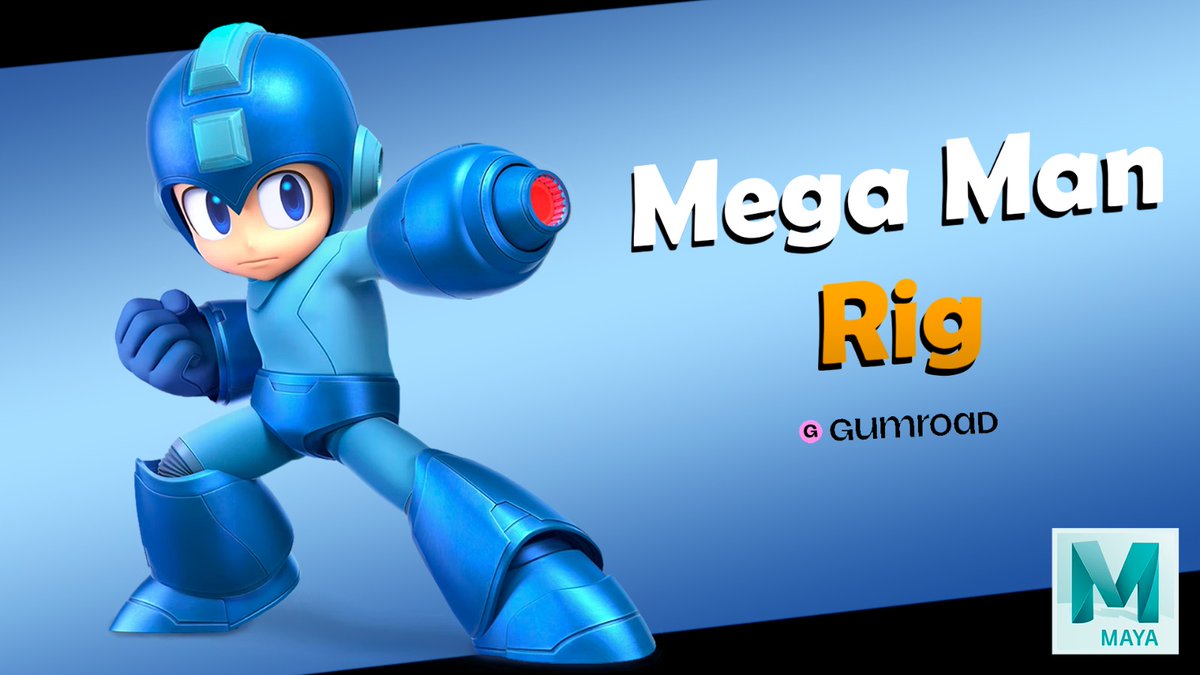 Mega Man rig OUT NOW!

Free rig for maya 
GUMROAD link: diangeel.gumroad.com/l/megaman
Socials: linktr.ee/angel.paez

If you animate with it, tag me l'd love to see your work!

Have fun! 🫰