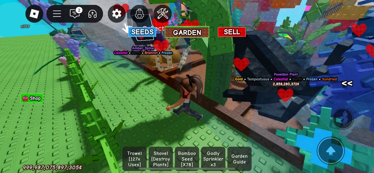 Didn’t care much for this game at first. However, it quickly became my favorite. This is a well made and thought out game. So happy to have finally got some plants up past a billion sheckles. 
<a href="/GrowaGardenRblx/">Grow a Garden 🍅</a> #growagarden #gag