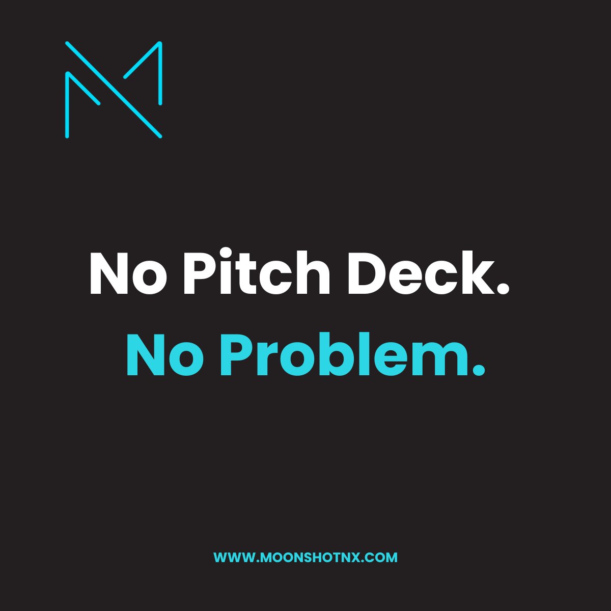 moonshotnx's tweet image. No deck? No problem.
Moonshot helps founders build fundable stories.
moonshotnx.com
#FounderJourney #MoonshotNX #StartupHelp #EquityFree #PitchReady #CapitalStack