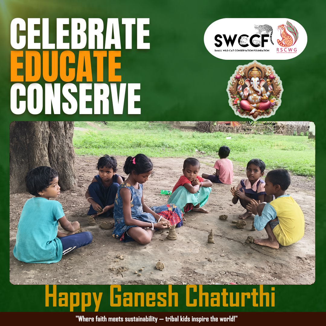 ShivaJmc12's tweet photo. 🌿 Tiny hands, big dreams! 🌱
Tribal children celebrated #GaneshChaturthi with eco-friendly clay idols & seeds of hope 🌳
Together, we’re nurturing nature & preserving the future. 🌎
Join us. Support. Inspire. 🌱
#Conservation #Sustainability #RustySpottedCat https://t.co/S8B1uHCQLX