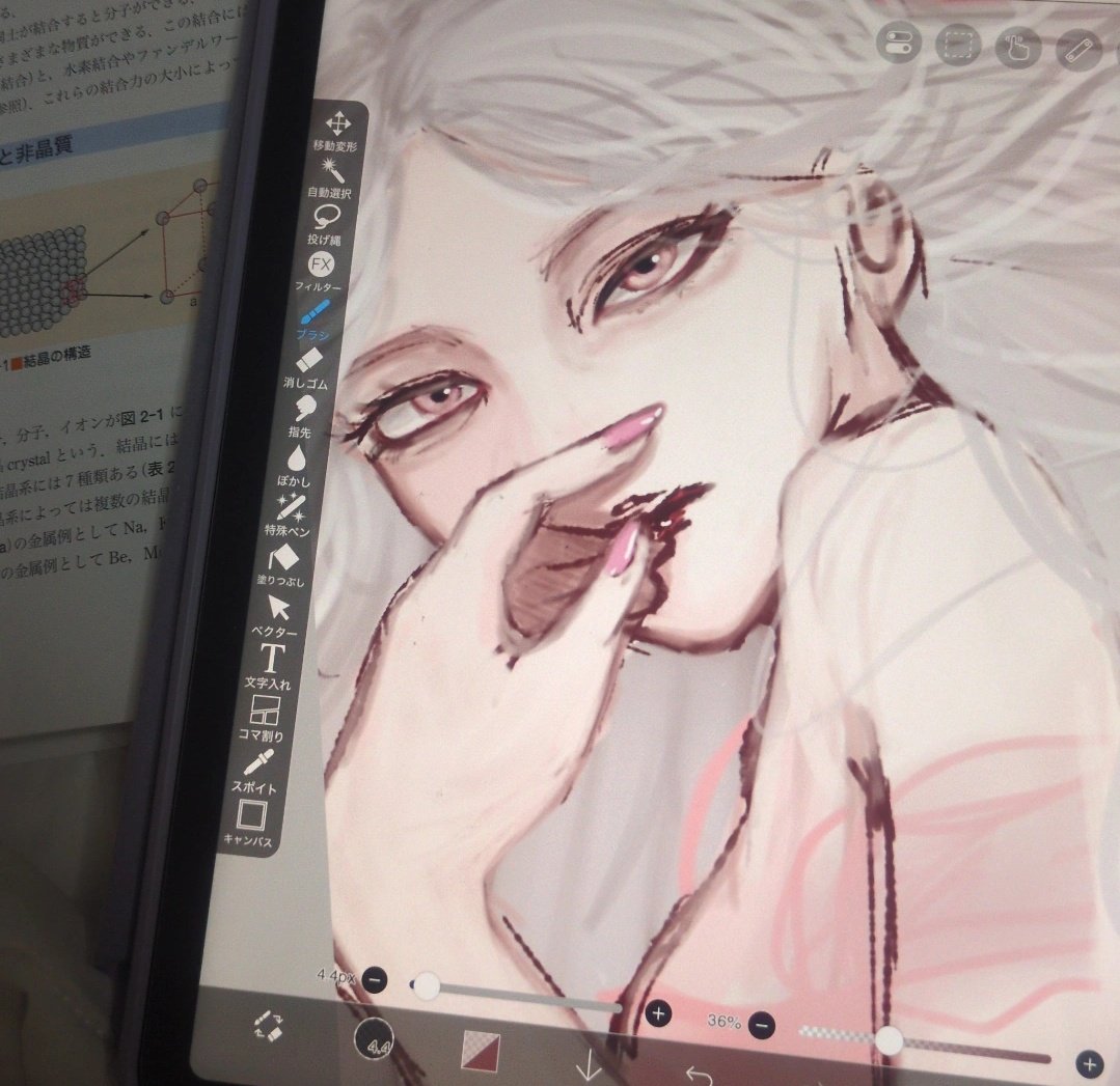 勉強かお絵描きか