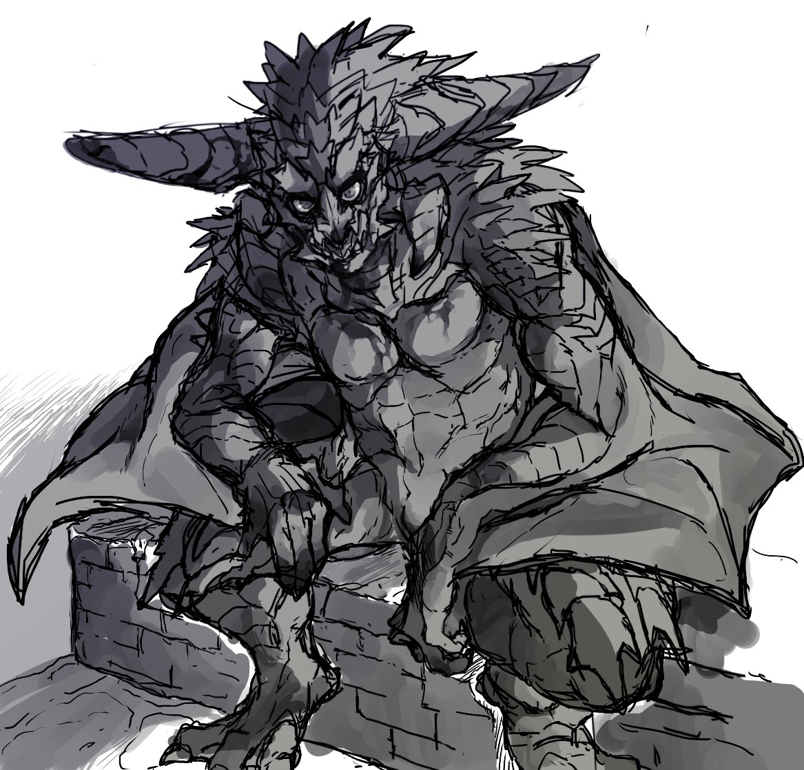 It seems that he still has some sense of self left...