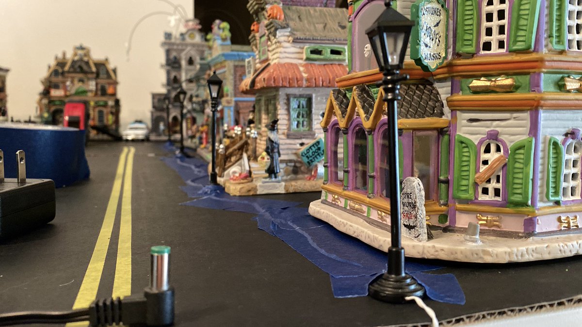 George Ledoux (@gledouxvoiceovr) on Twitter photo Doing some civil engineering on Spookytown. #halloween #halloweenvillage #halloween2025 Doing some civil engineering on Spookytown. #halloween #halloweenvillage #halloween2025