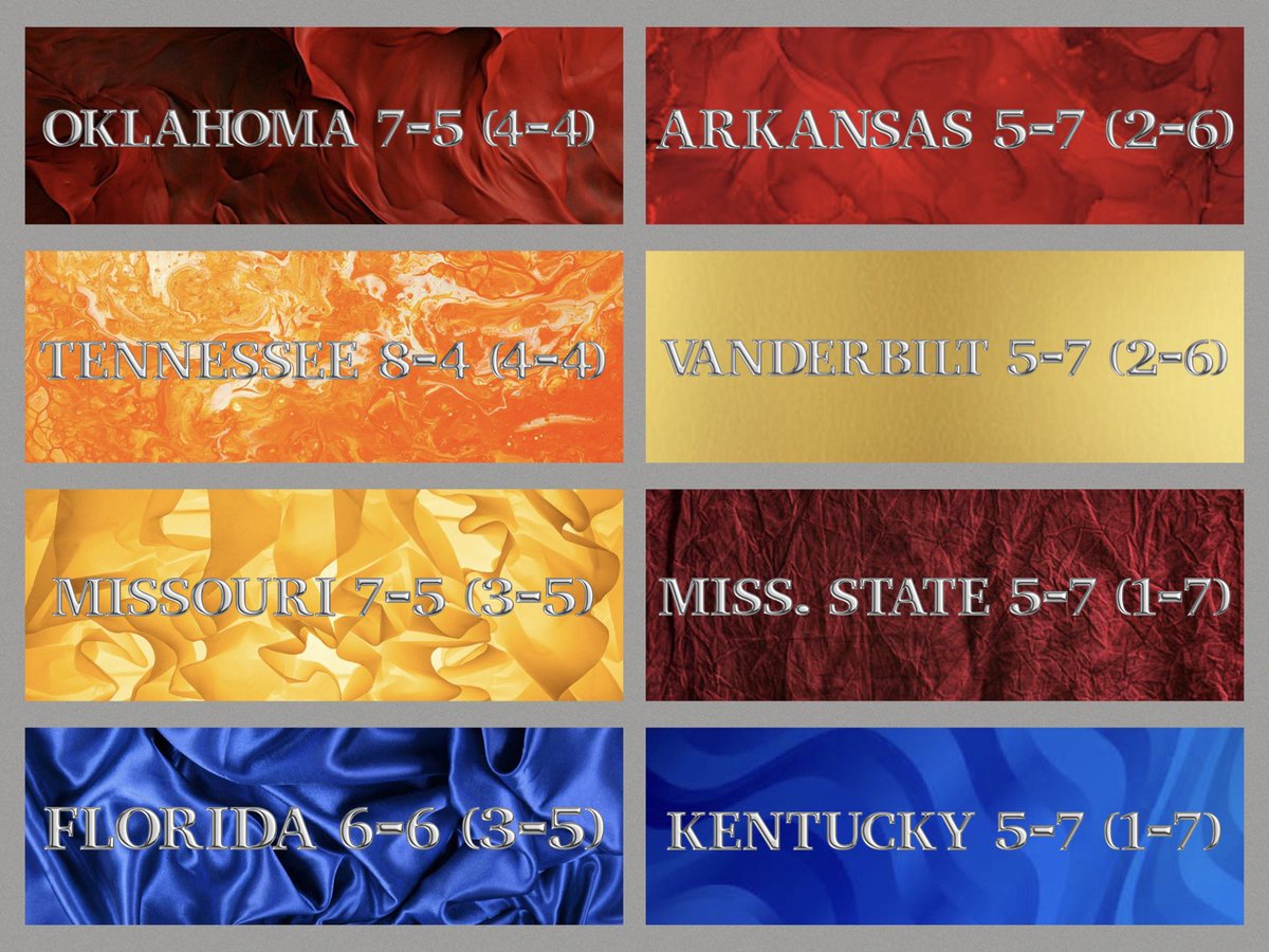 BabysitterBari's tweet image. Bari’s Final SEC Predictions 2025: