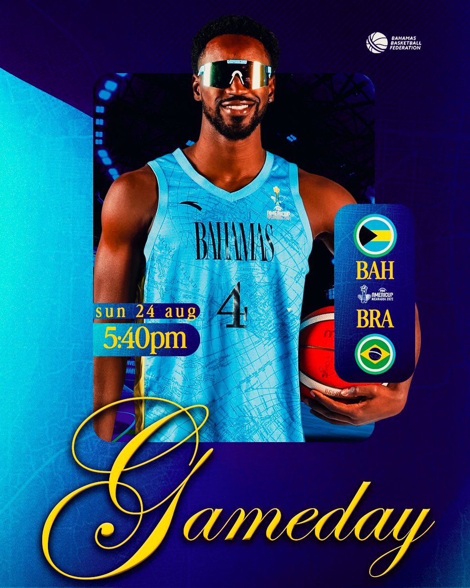BBFbasketball's tweet image. It’s Love Day 💙 | Team Bahamas plays its second Americup game today at 5:40pm. 
📺courtside1891.basketball #242totheworld🌎🇧🇸 #bahamasbasketball #legacyinprogress