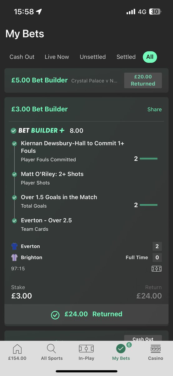 <a href="/AndyRobsonTips/">🎩 Andy’s Football Tips</a> Been easy money so far today! 👏🥇