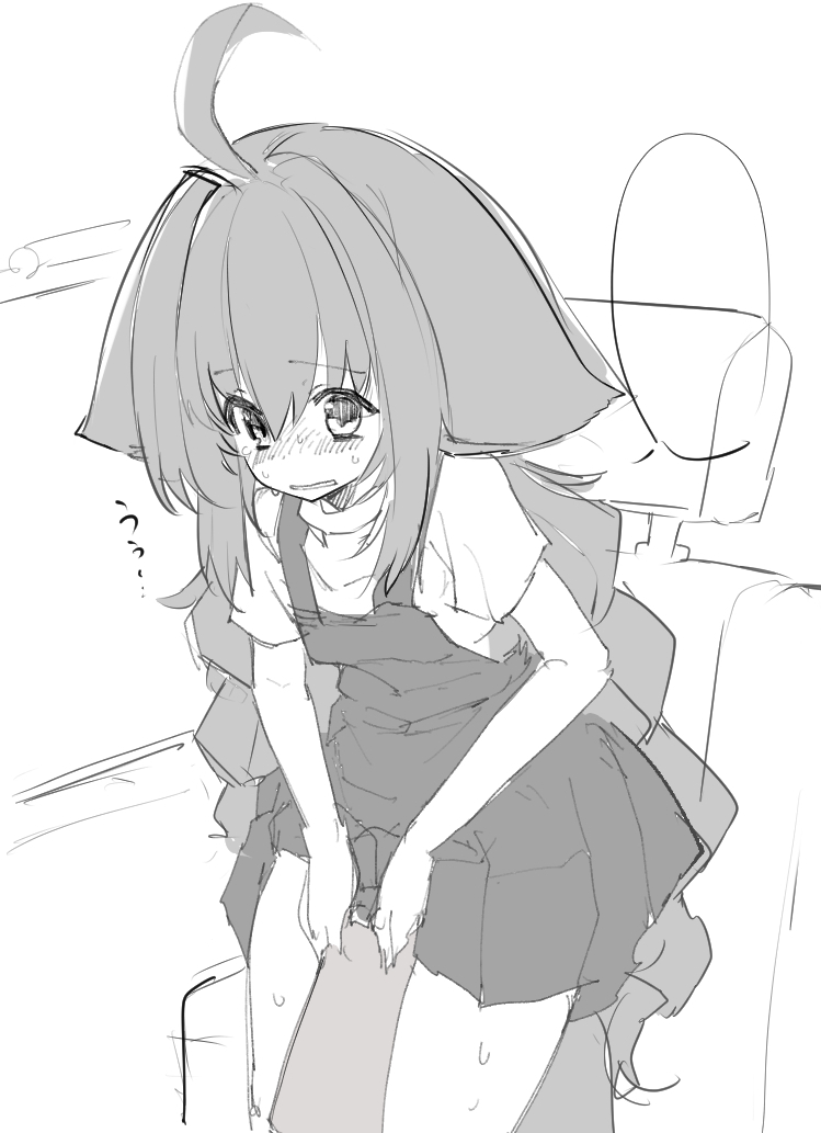ただのムトー (@mutoo_a) on Twitter photo うちの子が渋滞に巻き込まれて携帯トイレを使うお話をご依頼で描こうとして没になった1枚 うちの子が渋滞に巻き込まれて携帯トイレを使うお話をご依頼で描こうとして没になった1枚