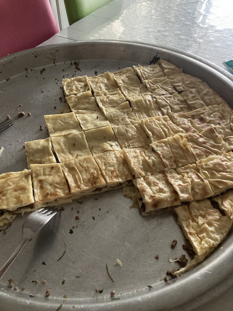 Su böreği ile aramda görünmez bir bağ var