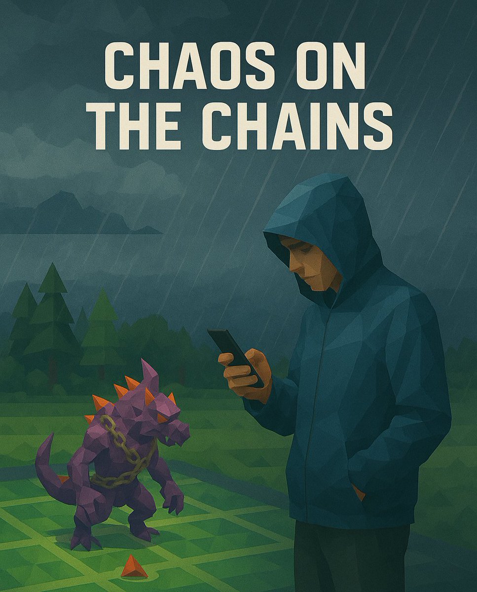 🌦️ In Chaos on the Chains, the weather isn’t just outside your window—it’s inside the game too.
Rain, storms, sunshine, or snow… the real world shapes your adventure.

#ChaosOnTheChains #MMORPG #GPSGaming #AR #CryptoGaming