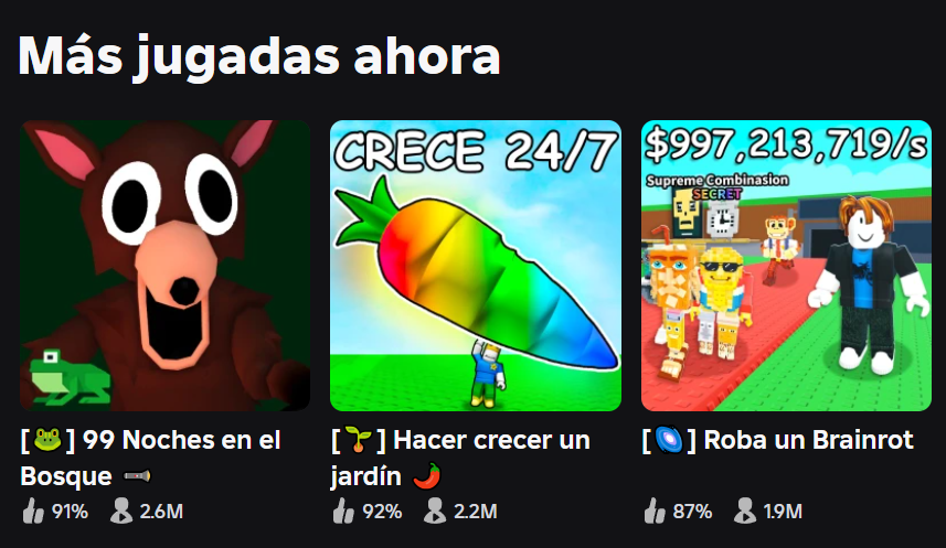 finnking_roblox's tweet photo. 99 noches en el bosque >>> grow a garden y steal a brainrot https://t.co/0k1Io8UbxR