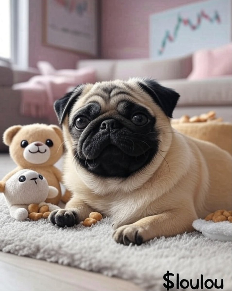 If crypto needs a safe haven, mine’s between two plush toys. 🐶

0% drawdown, 100% comfort. 📈
#loulou