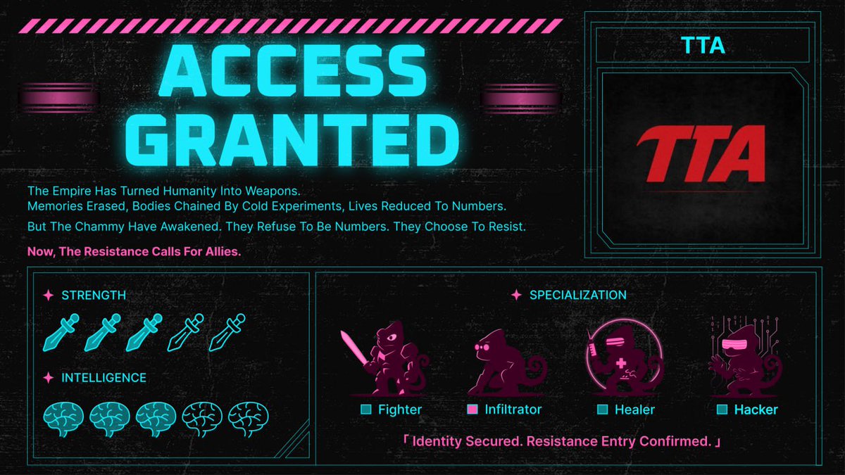 TTA (@ttalliance_) on Twitter photo Free Mint Early Alpha <a href="/agenttech_/">Agent Alpha</a> !
Alpha: 2140 supply | Free Mint on SOL
Utilities baked into the platform (+ potential token ๐)
Wanna get your WL spots? Join TTA Discord nowww! Free Mint Early Alpha <a href="/agenttech_/">Agent Alpha</a> !
Alpha: 2140 supply | Free Mint on SOL
Utilities baked into the platform (+ potential token ๐)
Wanna get your WL spots? Join TTA Discord nowww!
