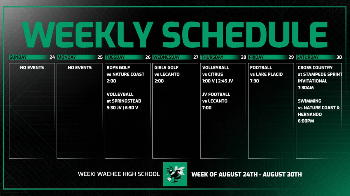 Weeki Wachee Sports (@wwhshornetsport) on Twitter photo 