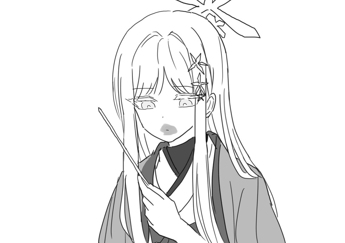 口の周りにタレがべっとり付いてるナグサ(再掲)