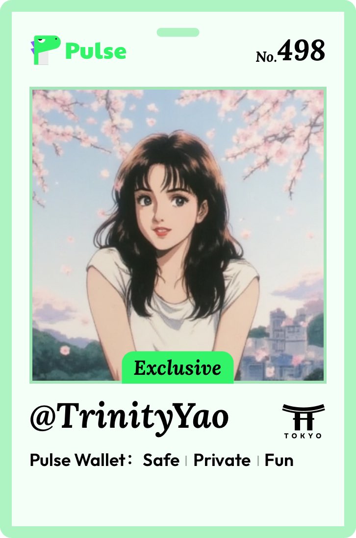 #PulseTag #WebX2025 This ain't just a PFP. It's my vibe on-chain. Gorgeous avatar and profile card 😍 pulse.social/nft/WebX_2025/…

Mint your Pulse Tag 👉 pulse.social/pulse-tag/ <a href="/PulseSocialFi/">Pulse | SocialFi</a>