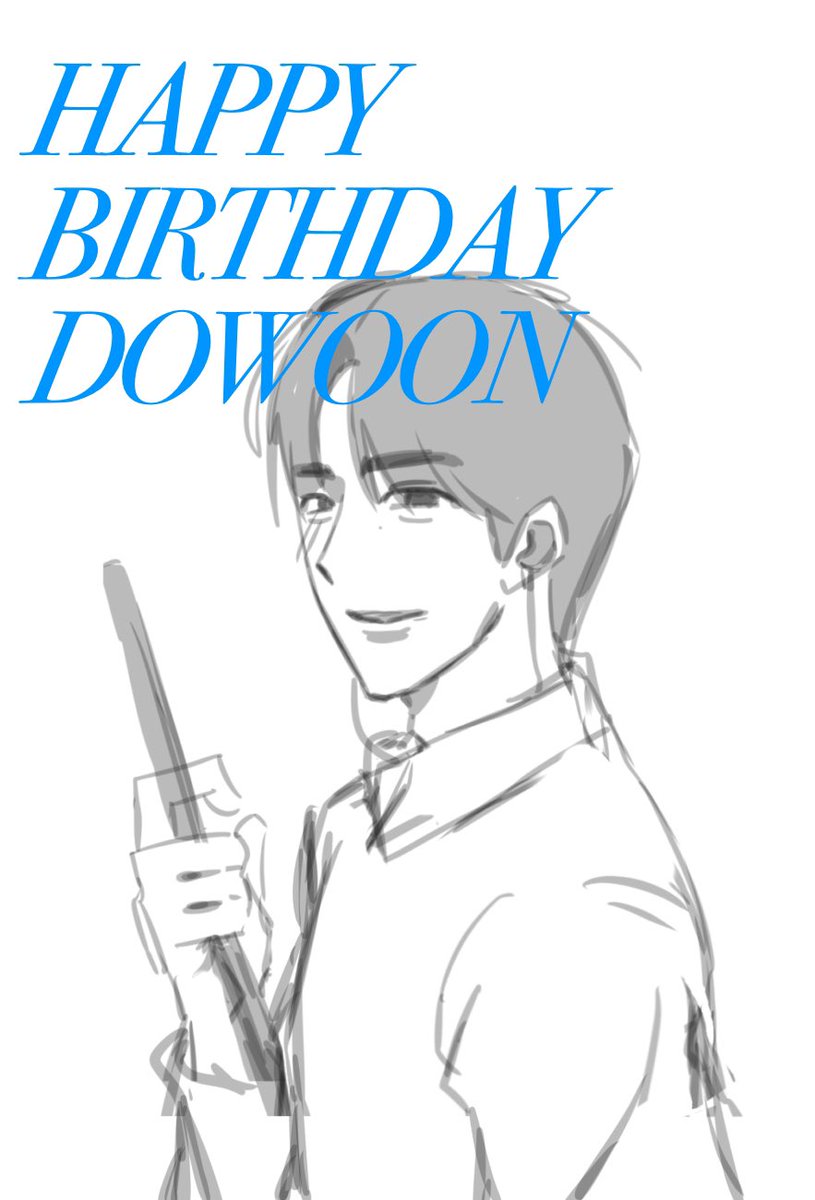 도우니생일 축전완성을못해서ㅜㅜ
러프라도..