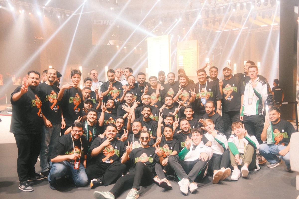 ✌️🏆💚

#FalconsAreHere - #EWC2025