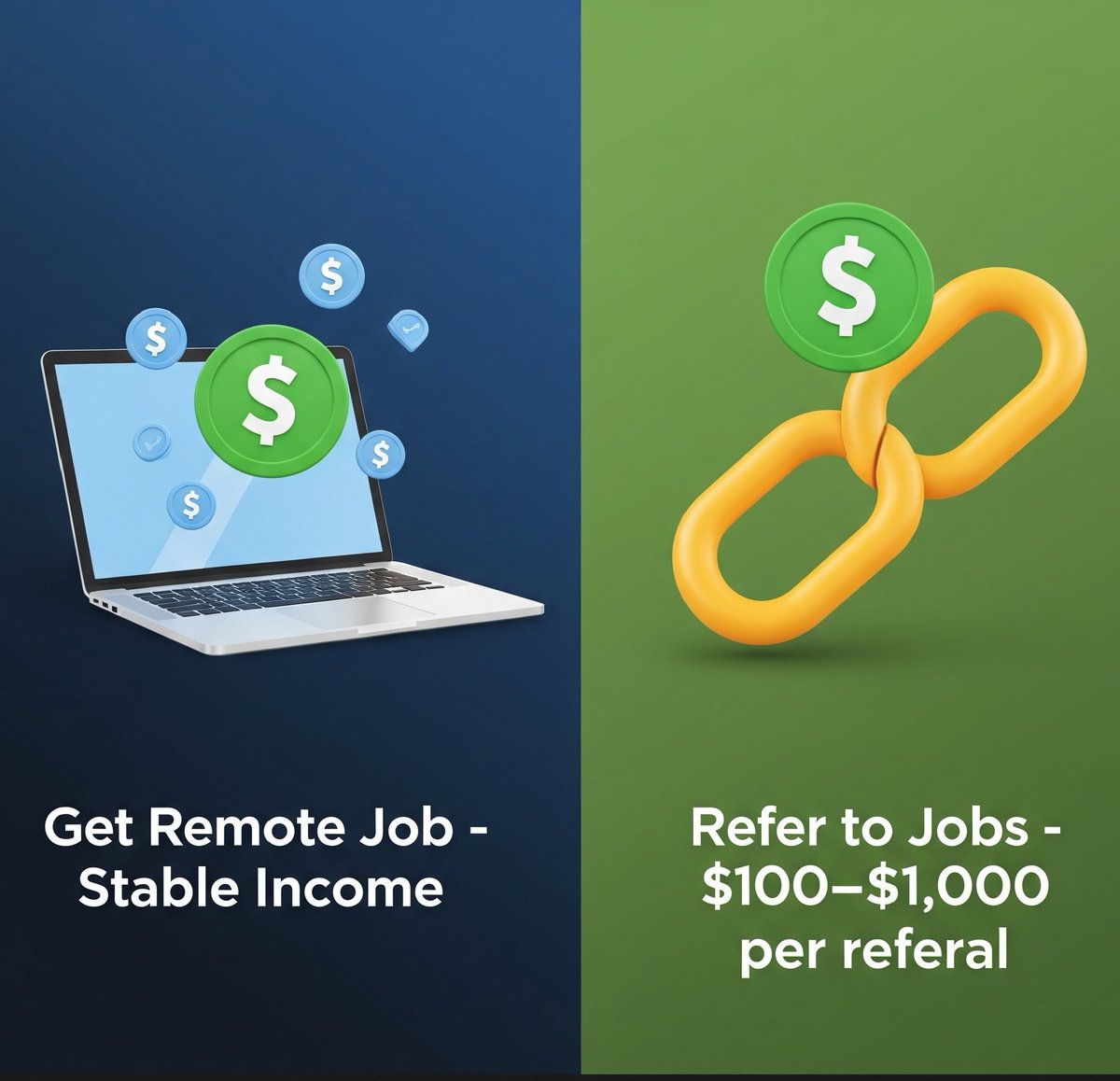🚨 Web 3 remote work isn’t a “trend” anymore. it’s alt season

You’ve got 2 choices in this era:
1️⃣ Land a remote job &amp; secure your income 🌍
2️⃣ Refer others to gigs &amp; earn $100–$1,000 per success 💸

Either way → don’t sit out
<a href="/EmertechLabs/">Emertech Labs</a>

tinyurl.com/5fwx5c8e
