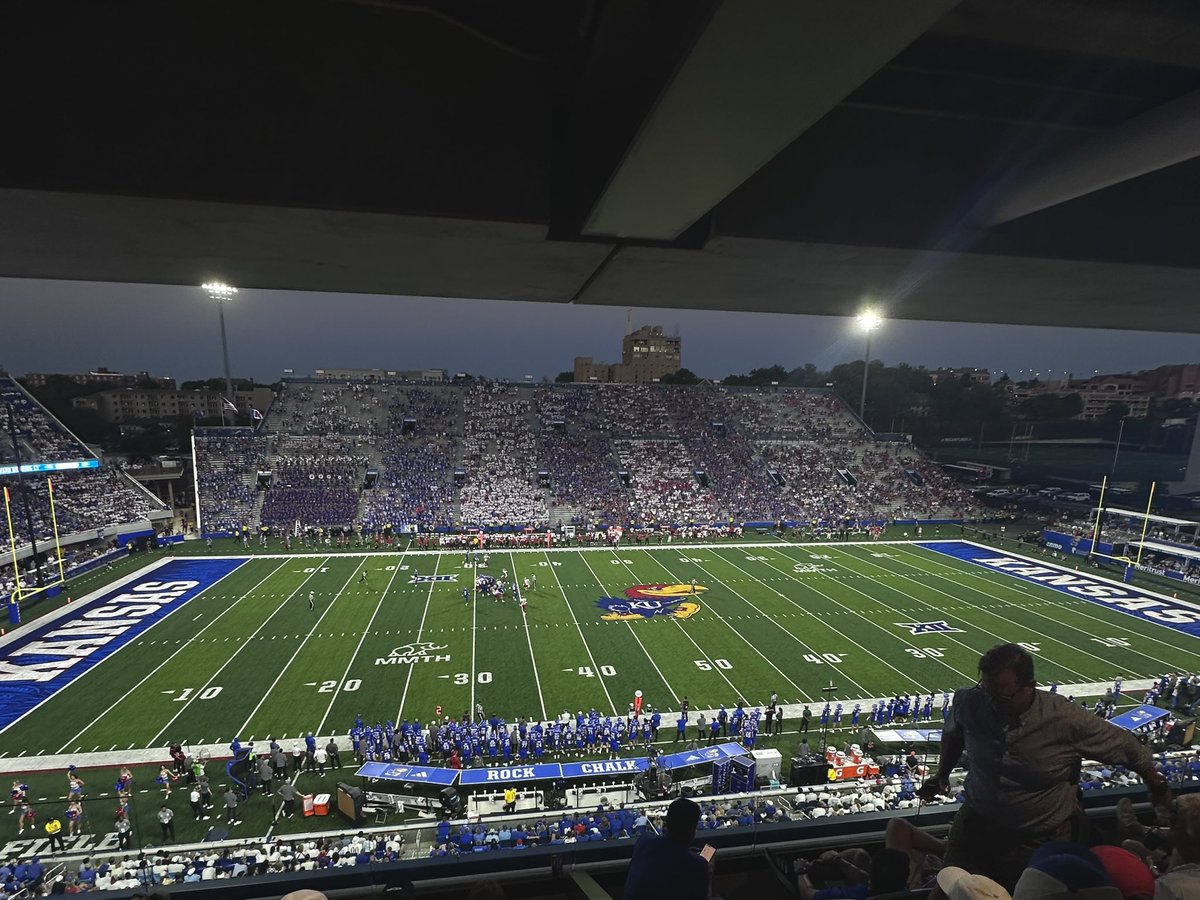 I may have been in Lawrence, but don’t think I forgot where I’m from. #FightTiger 🐯

credit where credit is due: awesome new stadium.