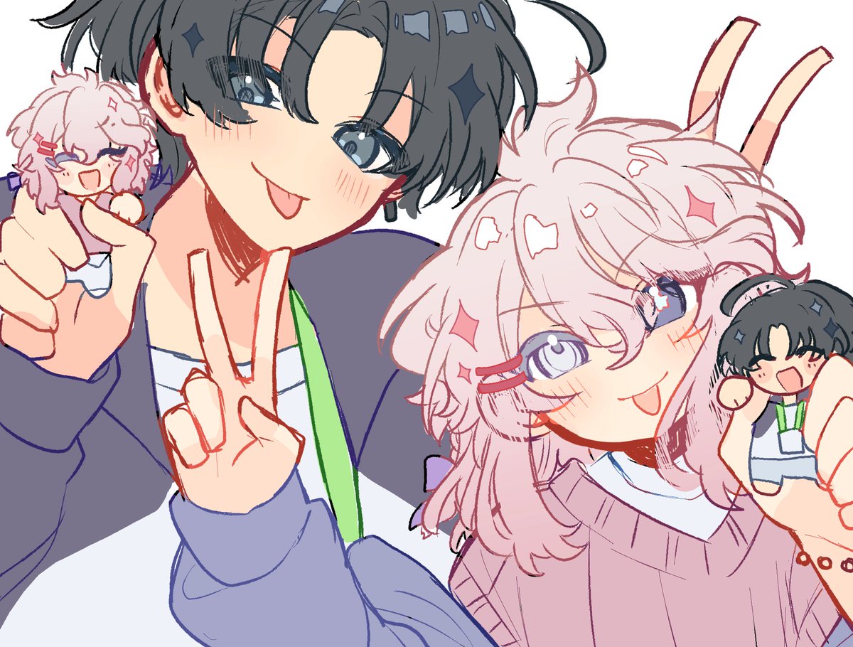 sunxiaokiiru's tweet image. (18trip yume)

Kaemii doodle because I could not sleep