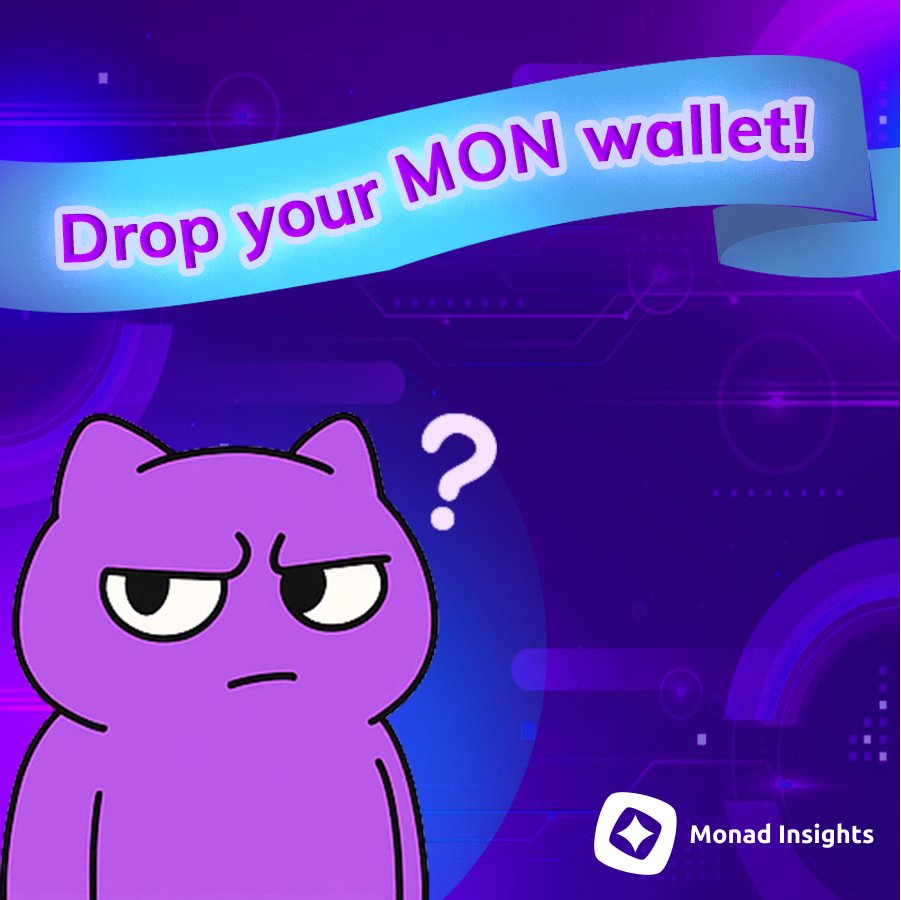 First 1K to interact will make Gmonad 💜 
Like, RT and Drop your Monad wallet address