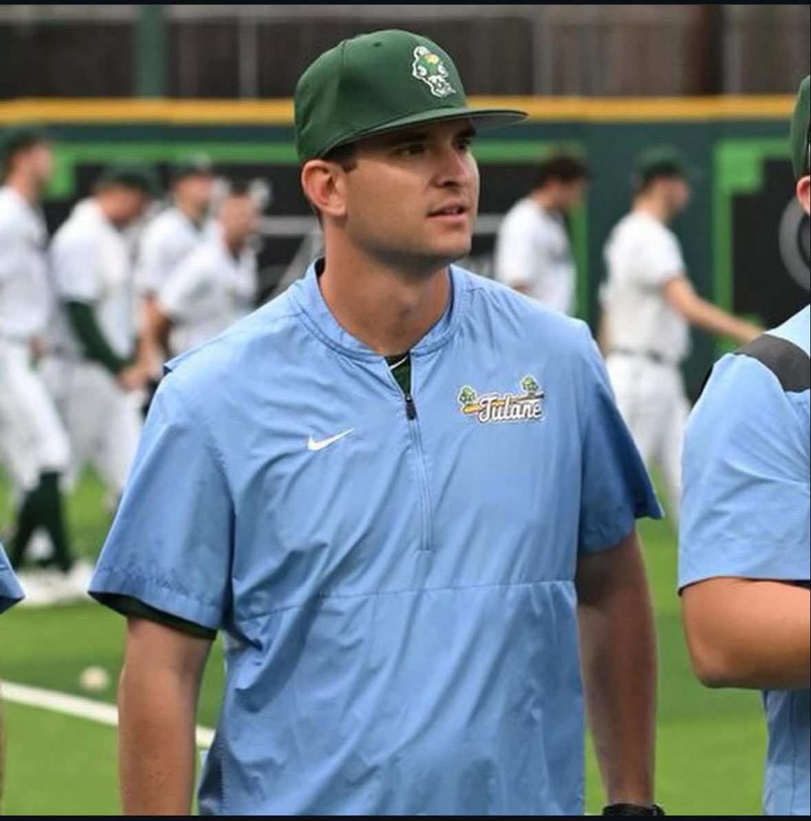 Andrew Riedell (@riedellandrew) on Twitter photo Coaching News: #LSU has hired former Tulane hitting coach Justin Bridgman multiple sources confirmed to me.
Bridgman will be joining the <a href="/LSUbaseball/">LSU Baseball</a> staff in a player development role. Bridgman played a big role in Tulane’s offensive success last year. Coaching News: #LSU has hired former Tulane hitting coach Justin Bridgman multiple sources confirmed to me.
Bridgman will be joining the <a href="/LSUbaseball/">LSU Baseball</a> staff in a player development role. Bridgman played a big role in Tulane’s offensive success last year.