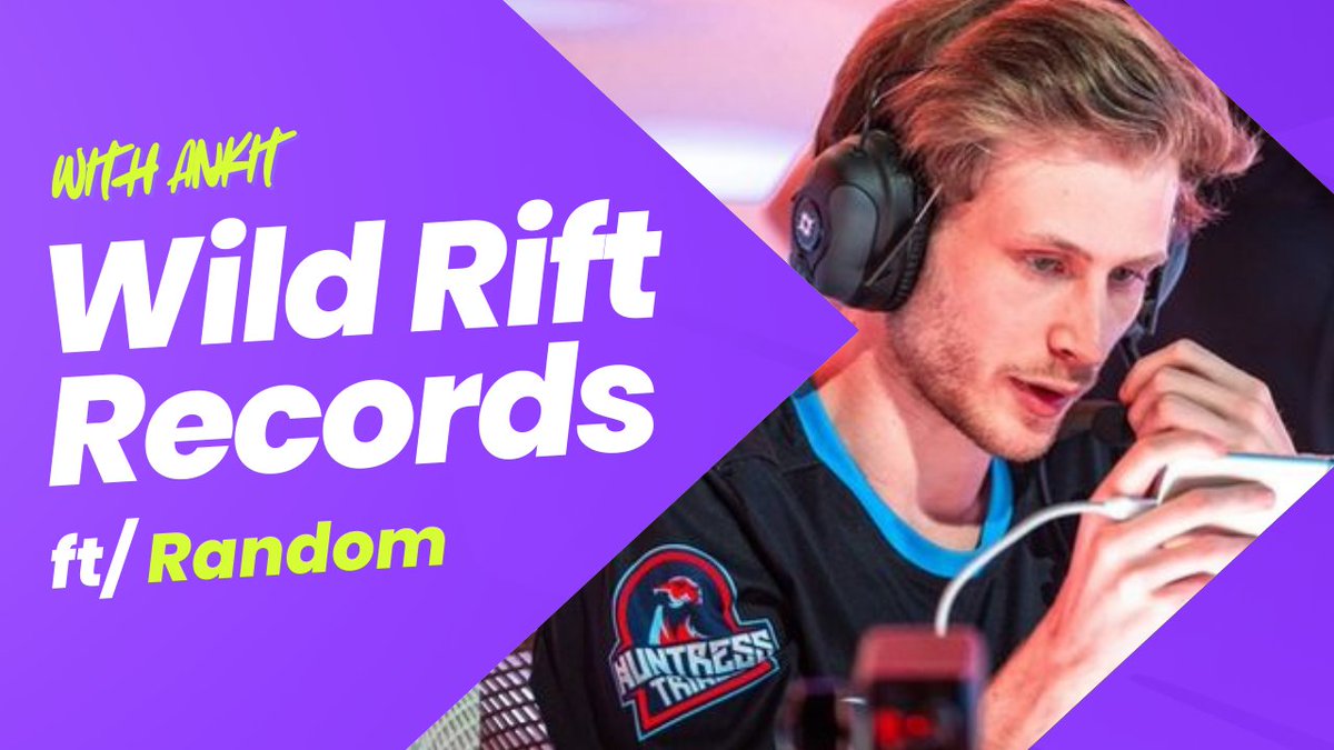 👑 The GOAT of Wild Rift?
<a href="/Random_WRt/">Random</a> shares his best champs, pro tips &amp; more in an exclusive interview.

🎥 Full video out now: youtu.be/ZzikN_R0zAQ

#WildRift #Esports #Random #GOAT