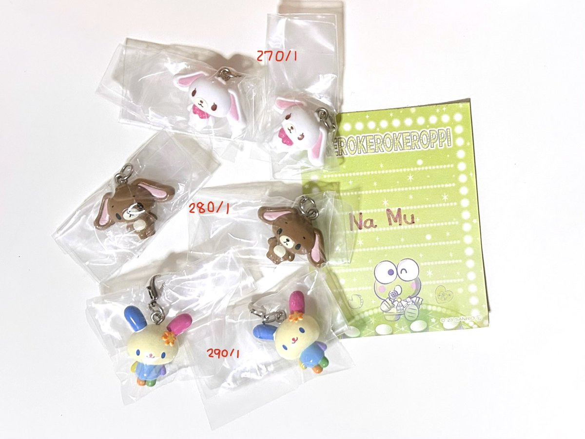 mmdyns's tweet photo. กาชาปอง หัวซิป
Sugar bunnies ชูก้า ขาว น้ำตาล
อุซาฮานะ
Monyo girl
Tamagotchi
คิราริ นาซัง
ราคาในรูป
📮ส่ง 40฿
#ตลาดนัดsanrio #ตลาดนัดกาชาปอง #monyogirl #ตลาดนัดซานริโอ้ #ตลาดนัดmonyo #ตลาดนัดของเล่นญี่ปุ่น #ตลาดนัดคิราริ #ตลาดนัดโชโจ #ตลาดนัดtamagotchi #ตลาดนัดsanrio https://t.co/0Axt7sgUDw