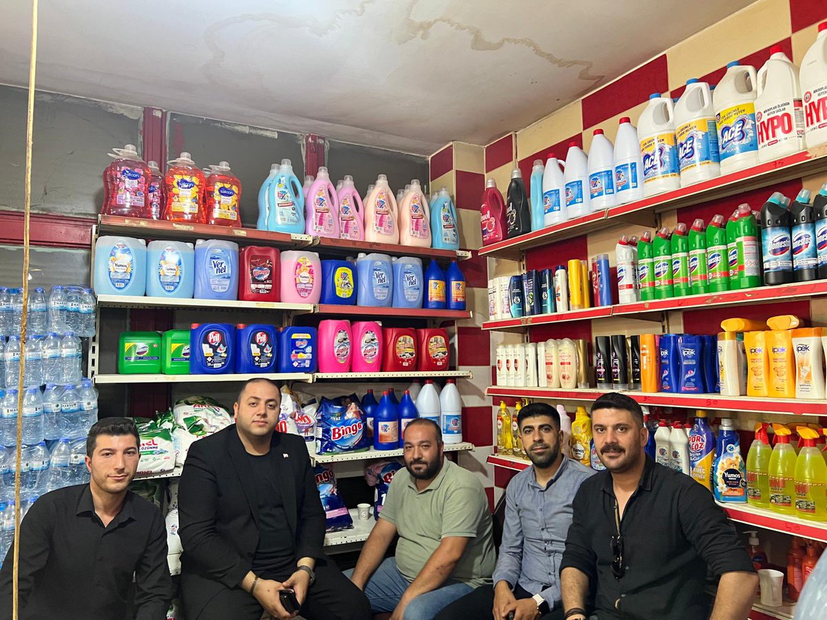 MUHAMMET İKRAM ARSLAN🇹🇷 (@mikramarslan) on Twitter photo Yürütme ve Yönetim Kurulu üyelerimiz ile birlikte, Yönetim Kurulu üyemiz ve Genç Esnaf kardeşimiz İbrahim Çalışkan’ı iş yerinde ziyaret ettik.
Kardeşimize hayırlı ve bereketli kazançlar diler, çalışmalarında daima başarılar temenni ederiz.
#akparti
<a href="/abdulhamitgul/">Abdulhamit Gül</a>
<a href="/fmfedaioglu/">Fatih Muhaddis FEDAİOĞLU</a> Yürütme ve Yönetim Kurulu üyelerimiz ile birlikte, Yönetim Kurulu üyemiz ve Genç Esnaf kardeşimiz İbrahim Çalışkan’ı iş yerinde ziyaret ettik.
Kardeşimize hayırlı ve bereketli kazançlar diler, çalışmalarında daima başarılar temenni ederiz.
#akparti
<a href="/abdulhamitgul/">Abdulhamit Gül</a>
<a href="/fmfedaioglu/">Fatih Muhaddis FEDAİOĞLU</a>