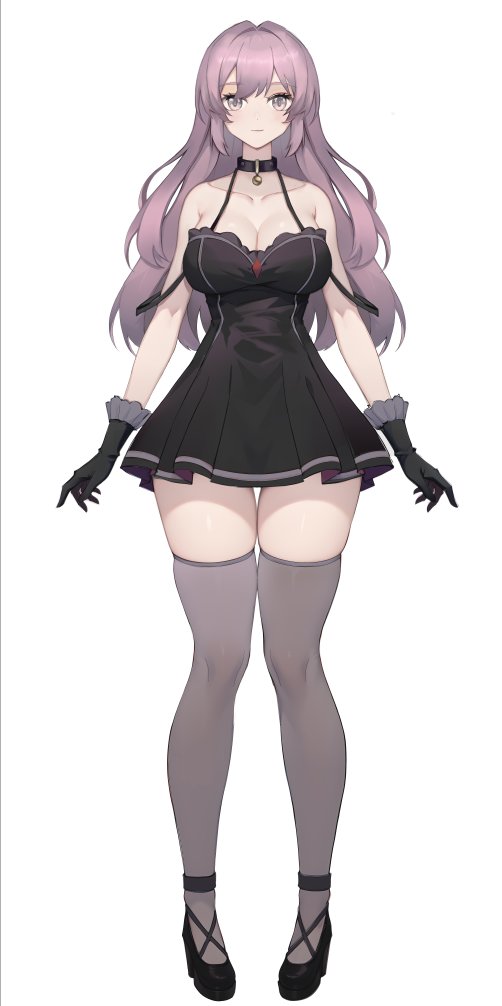 Happy to say I finally got an actual design for my official model :3 I'm so happy the artist let me scrap my first idea this is what I wanted her to look like at first. Happy to share because this isn't what we are going for.