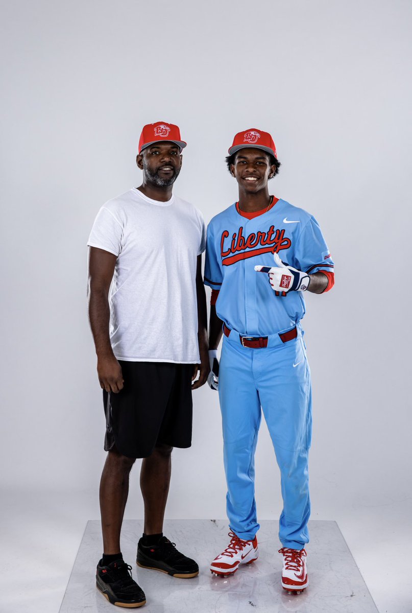 Great visit with <a href="/LibertyBaseball/">Liberty Baseball</a> seeing their beautiful campus and facilities. I can’t thank the coaching staff enough for the great time they gave me and my Dad.#Blessed #AGTG #uncommitted