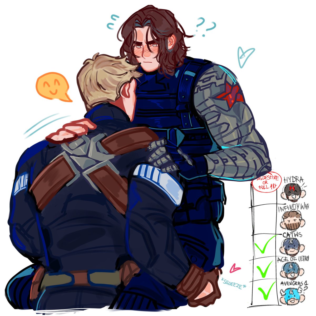 #stucky 3/5 no kiss that time but more touch ❤️
