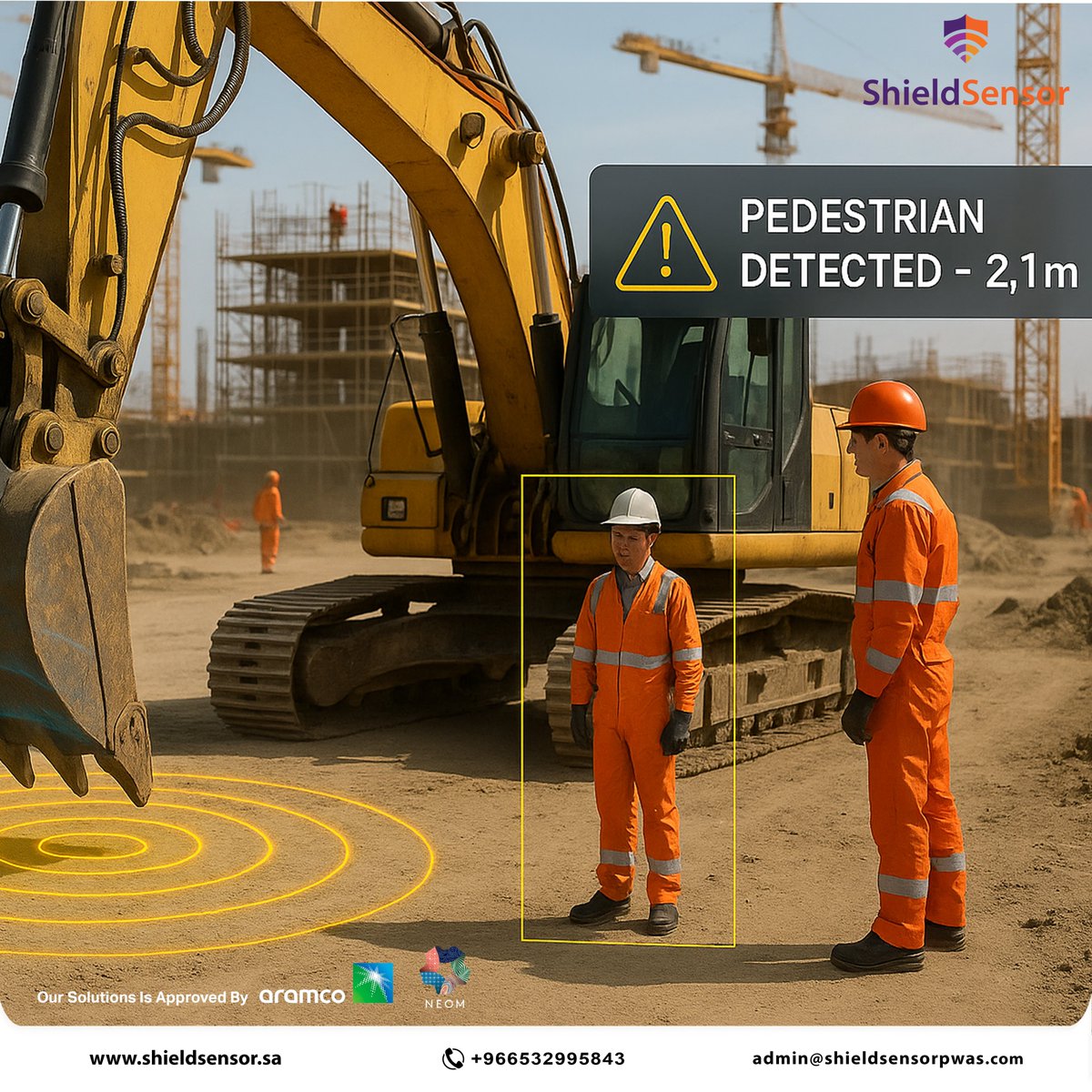 ShieldSensor's tweet image. Our compact, rugged PWAS units fit seamlessly on your construction equipment—providing full area detection without disrupting operations.
Compact. Smart. Powerful. Get a Demo Now!

📞 +966-532995843 | 🌐 shieldsensor.sa

#BoostProductivity #WorksiteEfficiency #Radar360