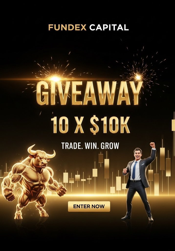 Engineer ISASKI (@isabelloisa1) on Twitter photo 🎁 GIVEAWAY 🎁
10 X 10K Funded Account
Rule:
♻️ Follow <a href="/Fundexcapital_/">Fundex Capital</a> <a href="/Isabelloisa1/">Engineer Isaski</a>
♻️Like Retweet and Tag 3 friends
♻️ Must Join Discord: discord.gg/4sKksgFS
Winners in 7 Days 🎁 GIVEAWAY 🎁
10 X 10K Funded Account
Rule:
♻️ Follow <a href="/Fundexcapital_/">Fundex Capital</a> <a href="/Isabelloisa1/">Engineer Isaski</a>
♻️Like Retweet and Tag 3 friends
♻️ Must Join Discord: discord.gg/4sKksgFS
Winners in 7 Days