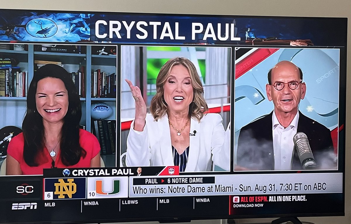 DavidFurones_'s tweet image. Paul Finebaum said he guarantees Notre Dame will beat the Miami Hurricanes at Hard Rock Stadium in a week.