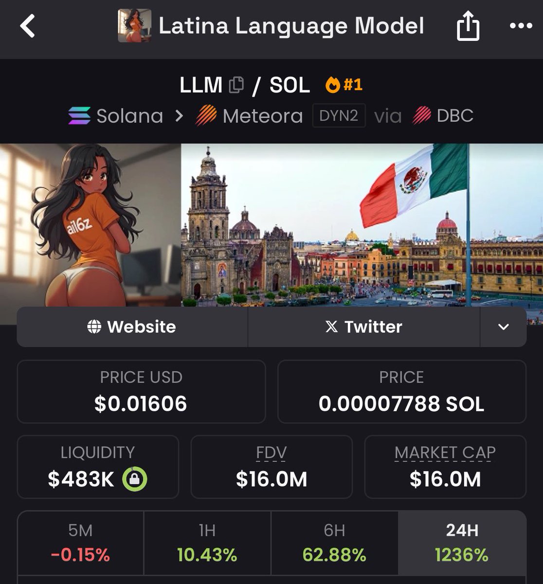 GM✌️

Already 100x for my active followers 

150k -&gt; 15M, let’s cook on $LLM

Active my notif for the next ticker ⛷️

BnszRWbs9LxSzsCUUS57HMTNNtyDHFsnmZ1mVhAYdaos