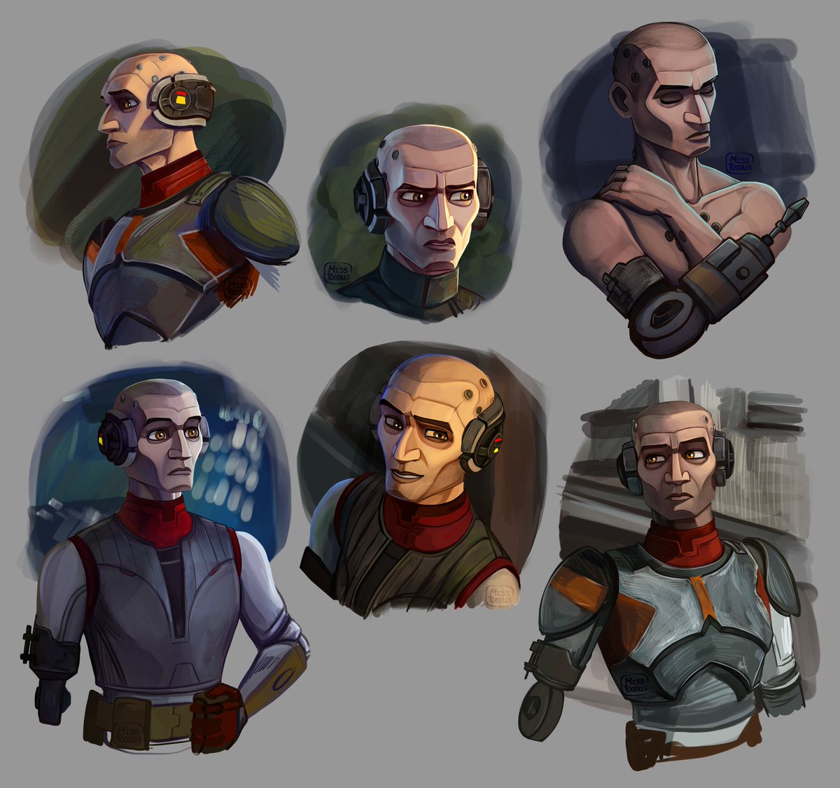 Paint studies feat. Echo #TheBadBatch