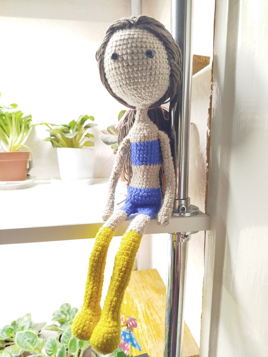 Захотілося чогось нового і зв'язала ляльку