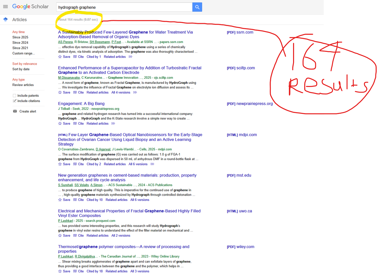 If you have questions about Hydrograph, go to GOOGLE SCHOLAR, type in "Hydrograph Graphene" and review a sample of the papers. 

Quite extraordinary - once you start digging in.

#gold #silver #uranium $hg $hgraf 🌊