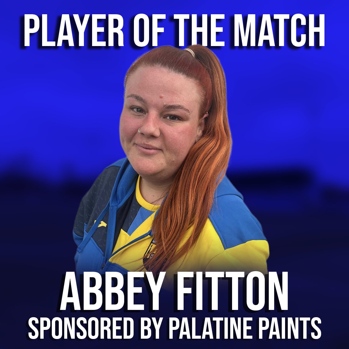 🏅𝐏𝐋𝐀𝐘𝐄𝐑 𝐎𝐅 𝐓𝐇𝐄 𝐌𝐀𝐓𝐂𝐇

Your Probalance UK Player of the Match is Abbey Fitton - unreal performance, well deserved👏

#WeAreLR