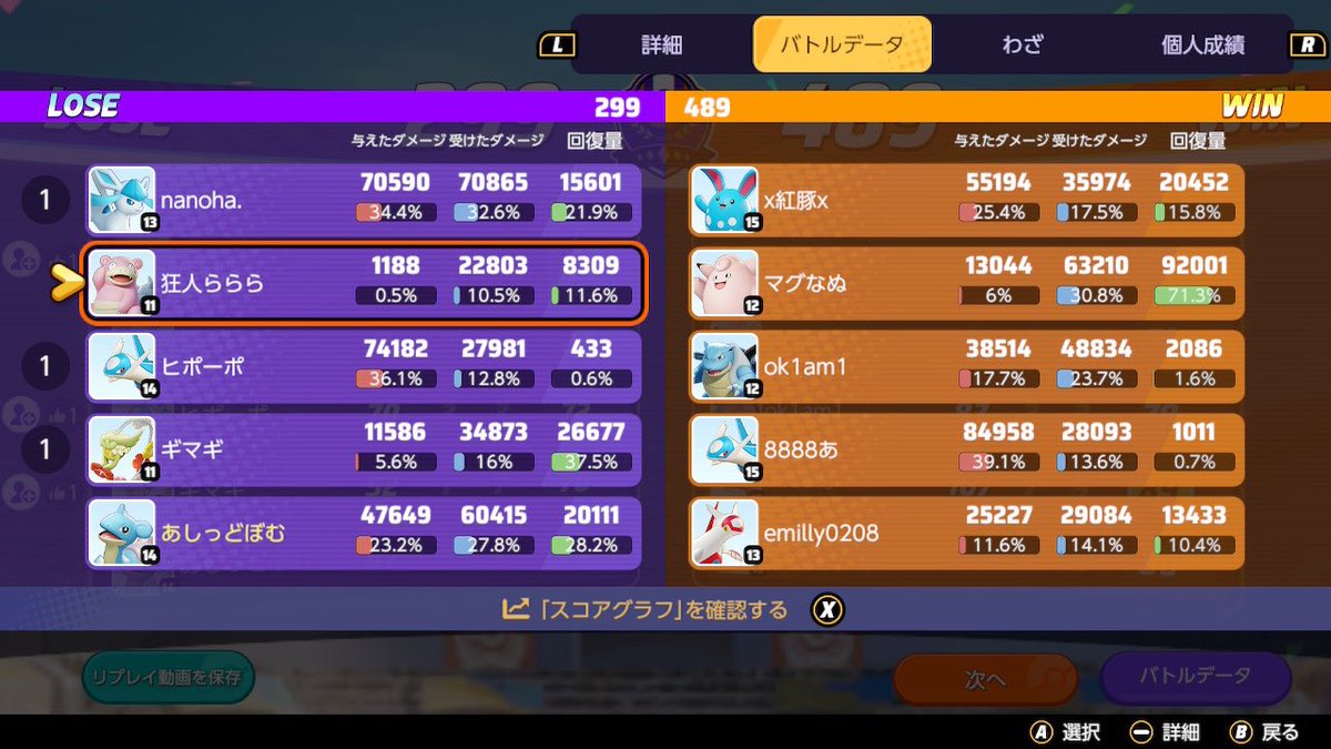 利敵注意ですわー。
通報も通らないのでマッチしちゃったら無効試合推奨。

 #ポケモンユナイト