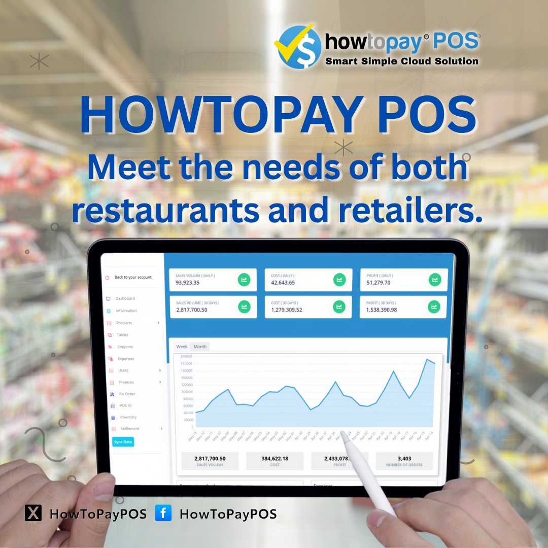 HowToPayPOS's tweet image. HowToPay POS: Built for both Restaurants and Retailers
A comprehensive solution that adapts to your business operations — from orders to reporting.

🔥 Modernize your store with HowToPay POS!

Learn more at 👉 howtopay.com
