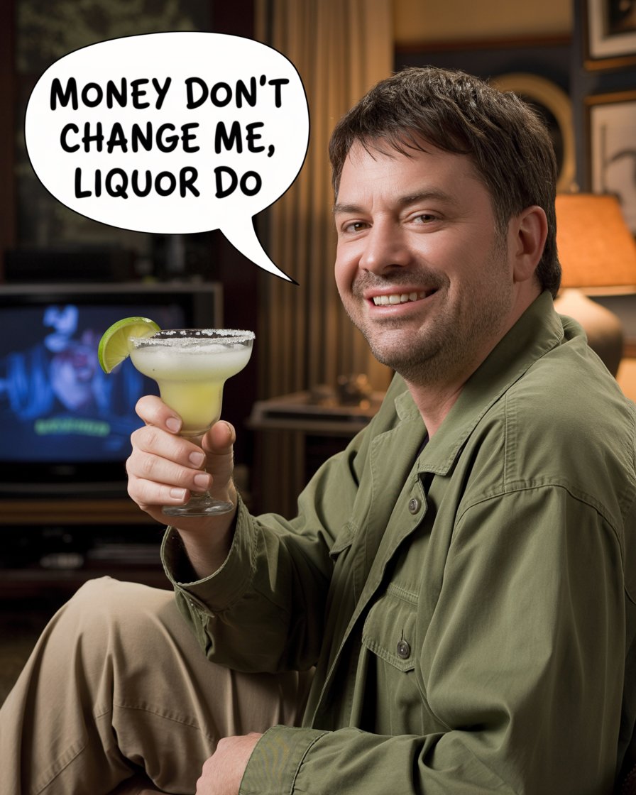 Money don't change me, liquor do.
