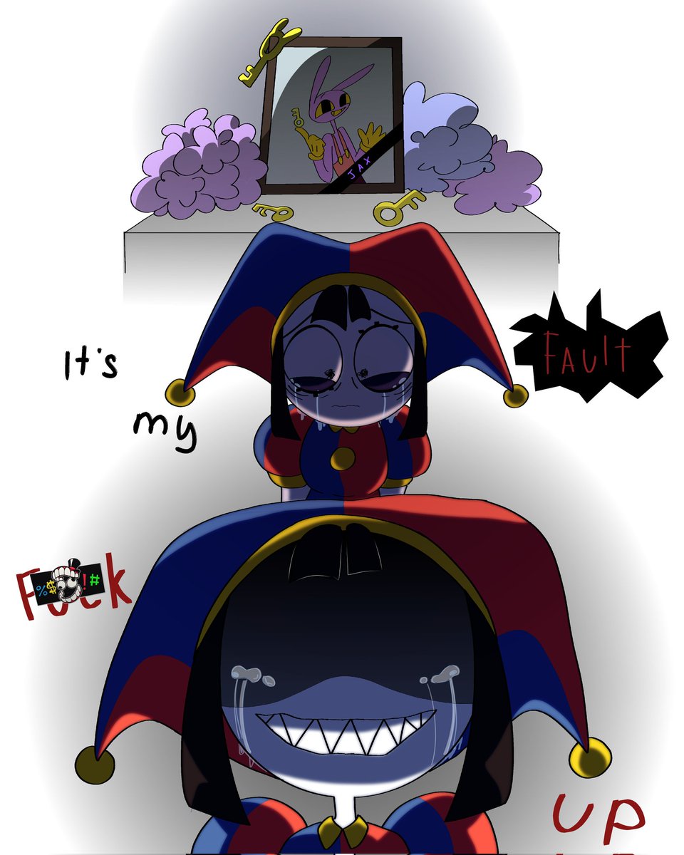 8==D 
(2/4)
#TADC #TheAmazingDigitalCircus #funnybunny #JaxxPomni